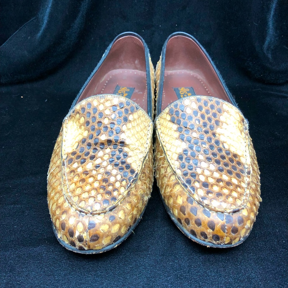 Custom Snake Skin Loafers sz 11